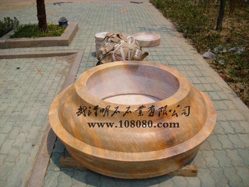 米黄玉风水球