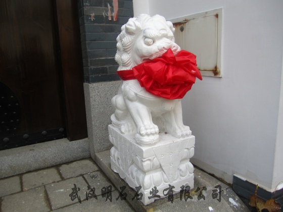 武汉大理石狮子