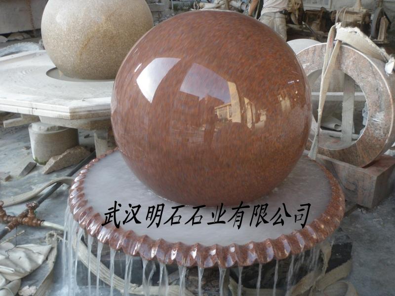 印度红风水球