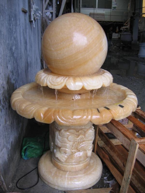 米黄玉风水球
