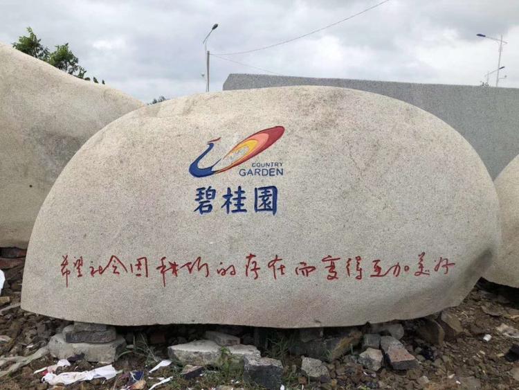 武汉碧桂园景观石